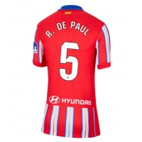 Dres Atletico Madrid Rodrigo De Paul #5 Domáci pre Ženy 2024-25 Krátky Rukáv